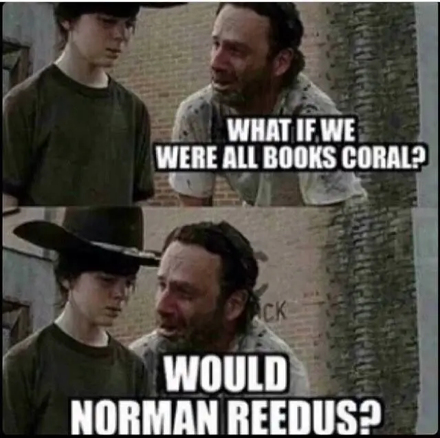 Hey Coral, what if we were all books?