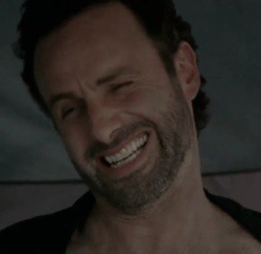 Oh Rick Grimes, you so funny. Coral will never get sick of these dad jokes.